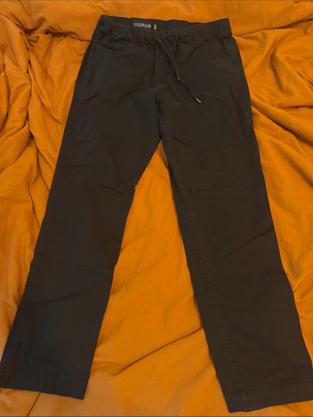 Wildfang Black essential unisex work pants sz med